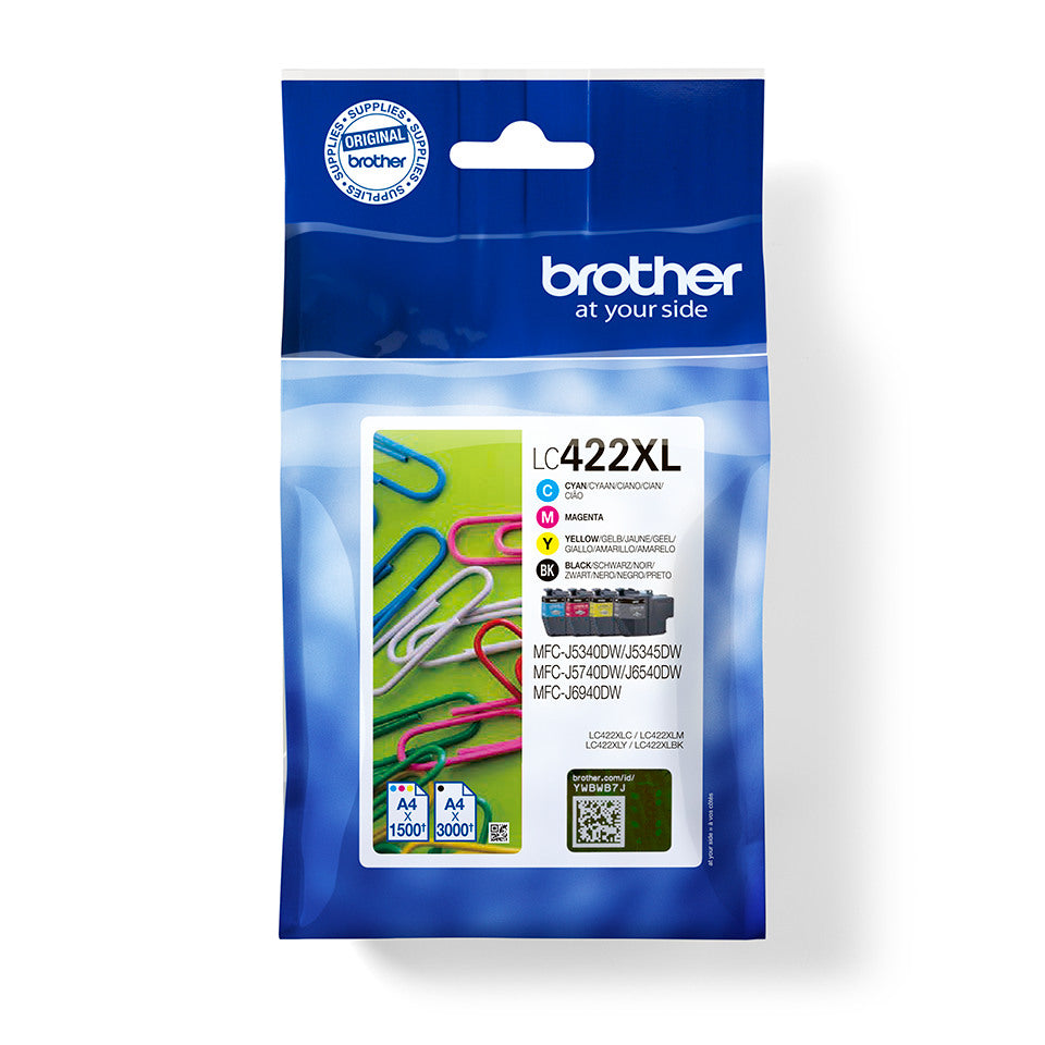 LC-422XLVAL BROTHER Valuepack Tinte CMYBK