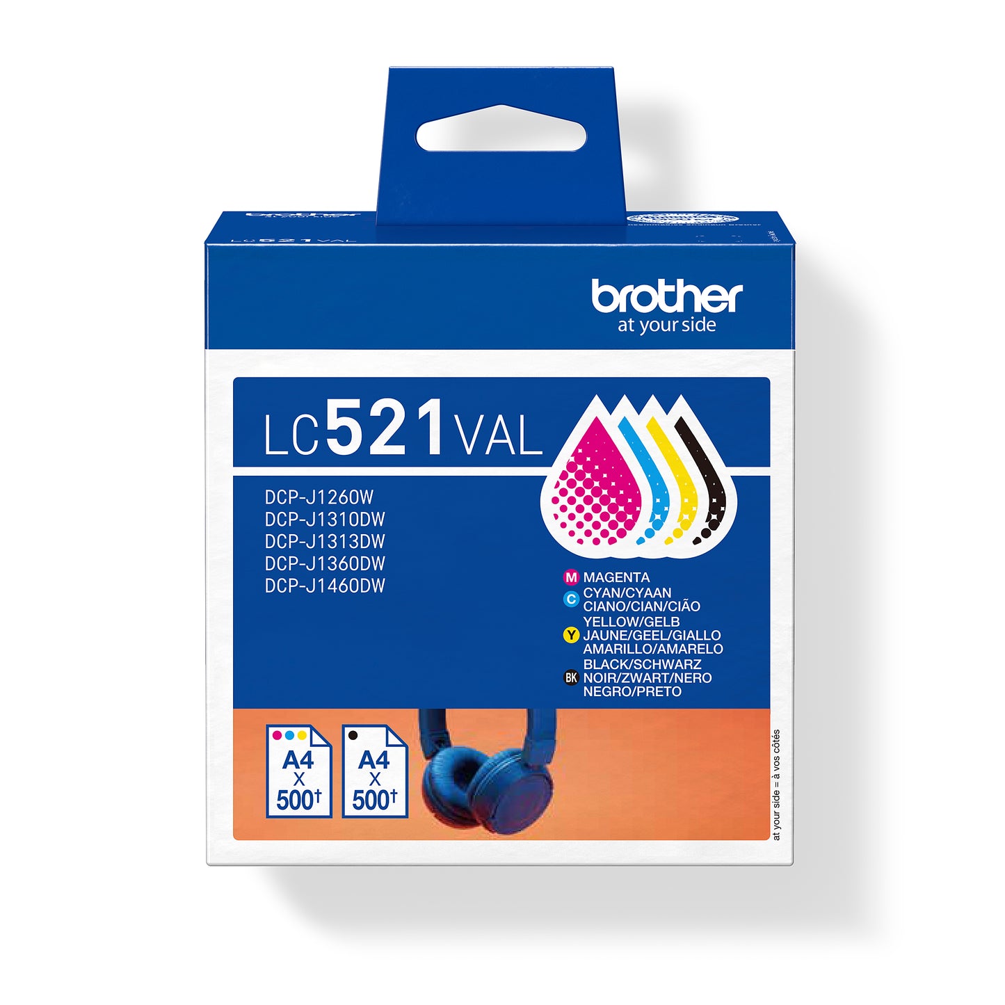 LC-521VAL BROTHER Valuepack Tinte CMYBK