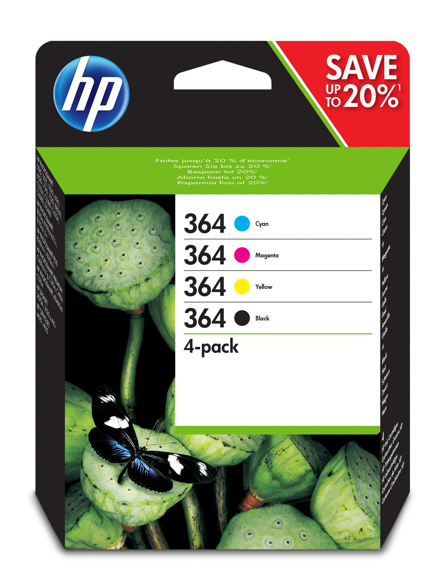N9J73AE HP Combopack 364 CMYBK