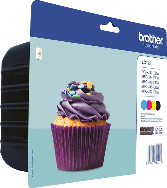 LC-123VALBP BROTHER Valuepack CMYBK