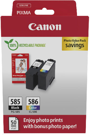 PG585/CL586 CANON Photo Value Pack CMYBK