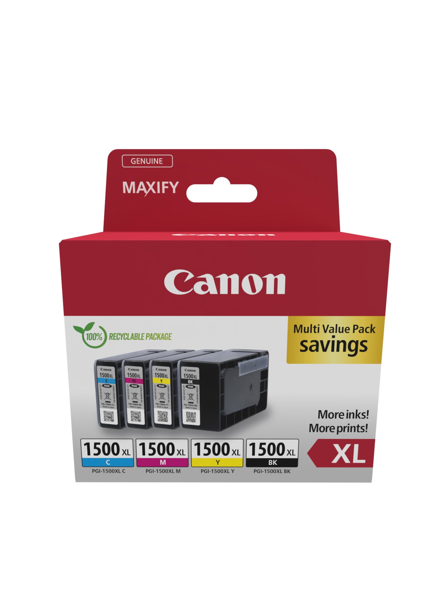 PGI-1500XL CANON Multipack Tinte XL BKCMY