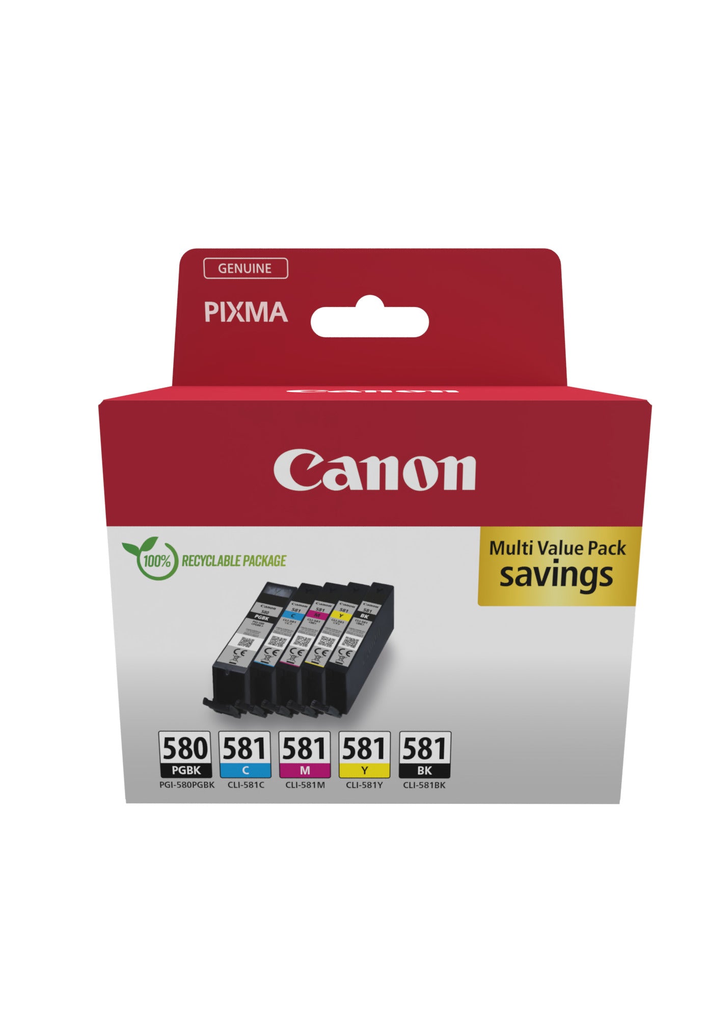 PGI-580/581 CANON Multipack Tinte PGBKCMYBK (Kopie)